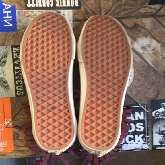 Burgundy suede Vans - Picture 4 of 5